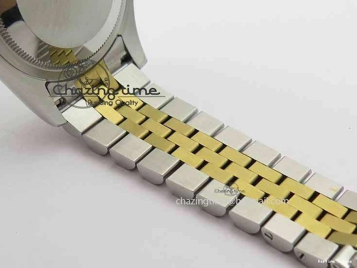 0510 DateJust 116234 SS YG BP Best Edition Gray Dial Diam Markers On SS YG Bracelet SA ZipUp 3745